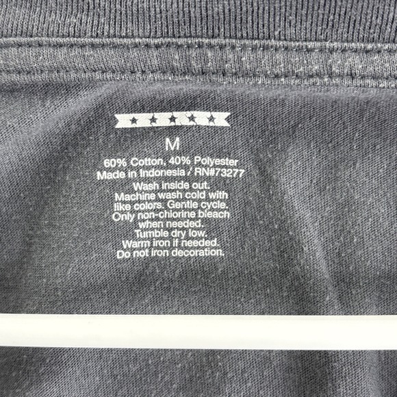 Dragonflies Document V Neck Shirt  Women's Medium Black Long Sleeve - Picture 4 of 6